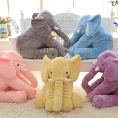 Almohada De Muñeca De Elefante Para Dormir Confort Para Bebé Con