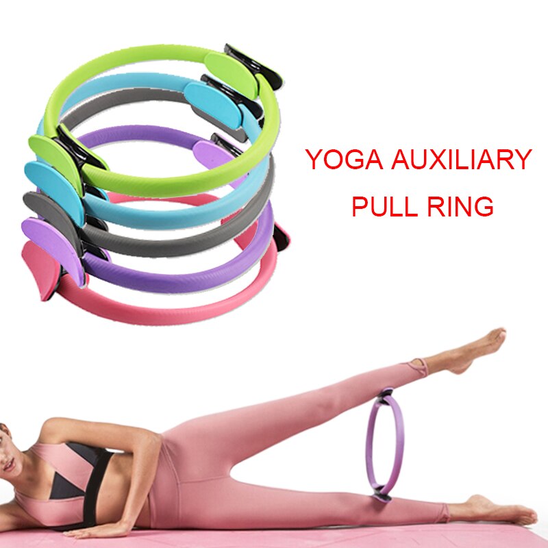 Yoga Fitness Pilates anillo mujeres niñas círculo mágico doble ejercicio gimnasio en casa entrenamiento deportes perder peso resistencia corporal