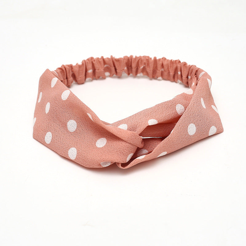 Chiffon silk headband ladies headband