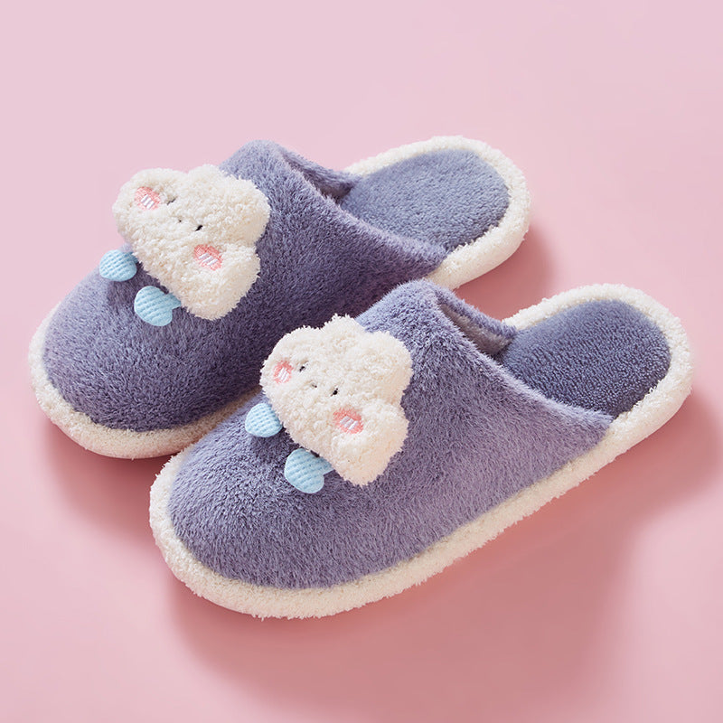 Clouds Couple Cotton Slippers Unisex Household Autumn And Winter Cartoon