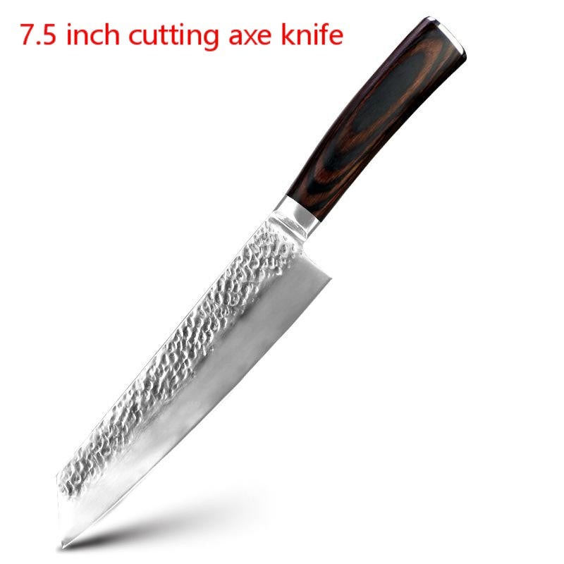 Stainless steel kitchen knives with knife set 6 pieces loose set