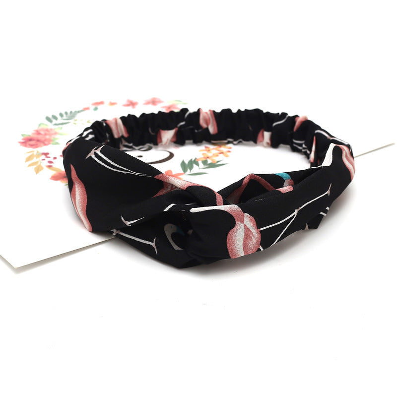 Chiffon silk headband ladies headband