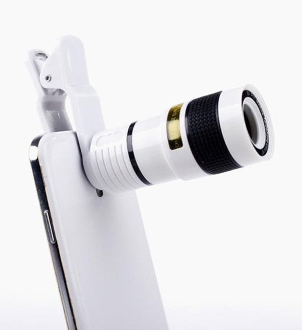 Lente de cámara telescópica retráctil con Clip para teléfono móvil con Zoom para teléfono Galaxy S3 S4 S5 S6 S7 Edge