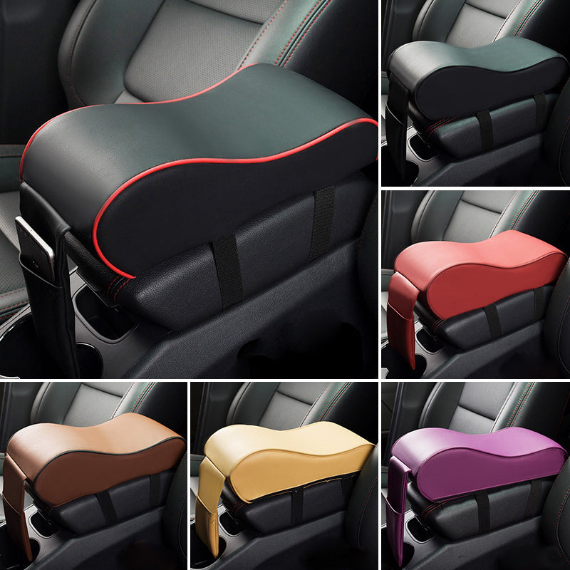 New Leather Car Armrest Pad Universal Auto Armrests Car Center Console Arm Rest Seat Box Pad Vehicle Protective Car Styling