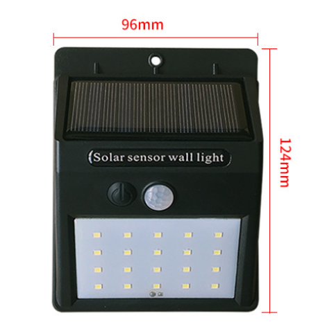 Luz del sensor solar