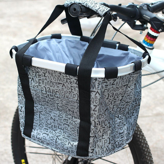 Bicycle Mountain Bike Front Bag Folding Basket  S41 46 Quick Release Front Bag