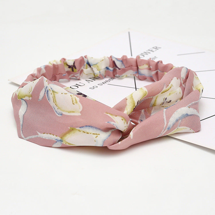 Chiffon silk headband ladies headband