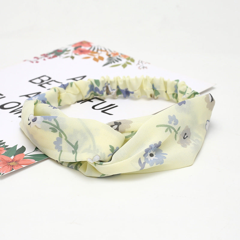 Chiffon silk headband ladies headband