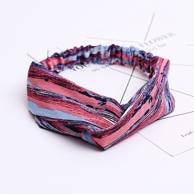 Chiffon silk headband ladies headband