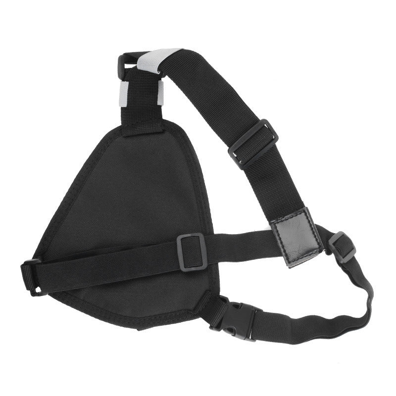 Walkie-Talkie Mochila Triangular Negra Multifuncional Portátil