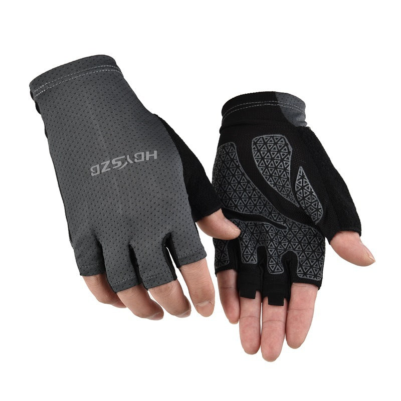 Guantes deportivos de medio dedo para ciclismo para hombre