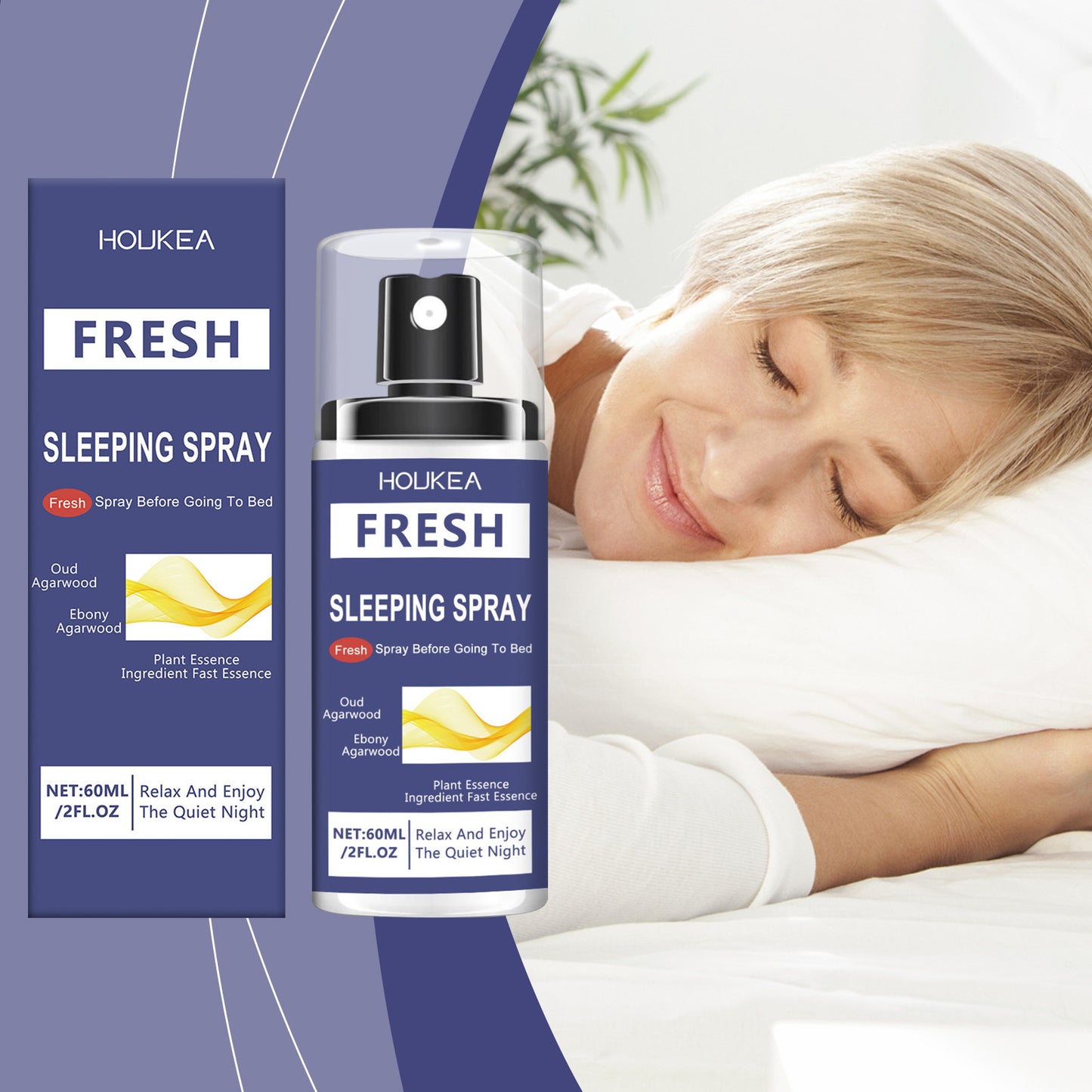 Sleep Spray Herbal Ingredients Enjoy Peace At Night