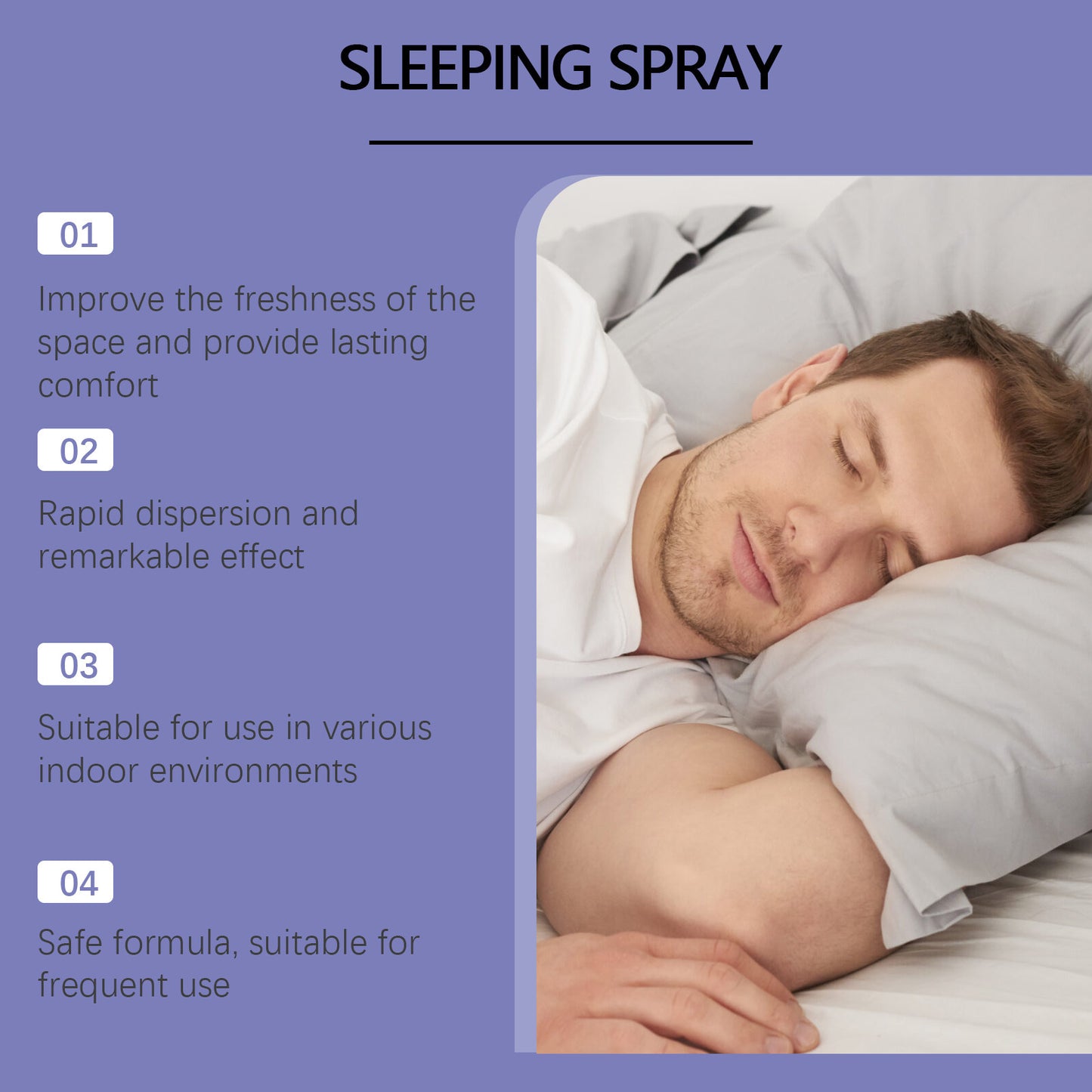 Sleep Spray Herbal Ingredients Enjoy Peace At Night