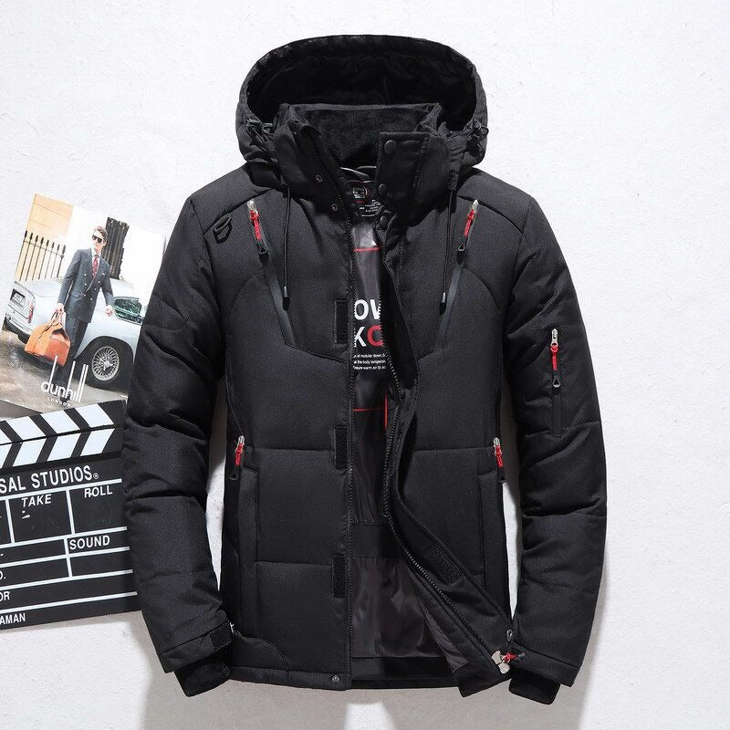 Men's Warm Thickening Exercise Cotton-padded Jacket Ski Pants