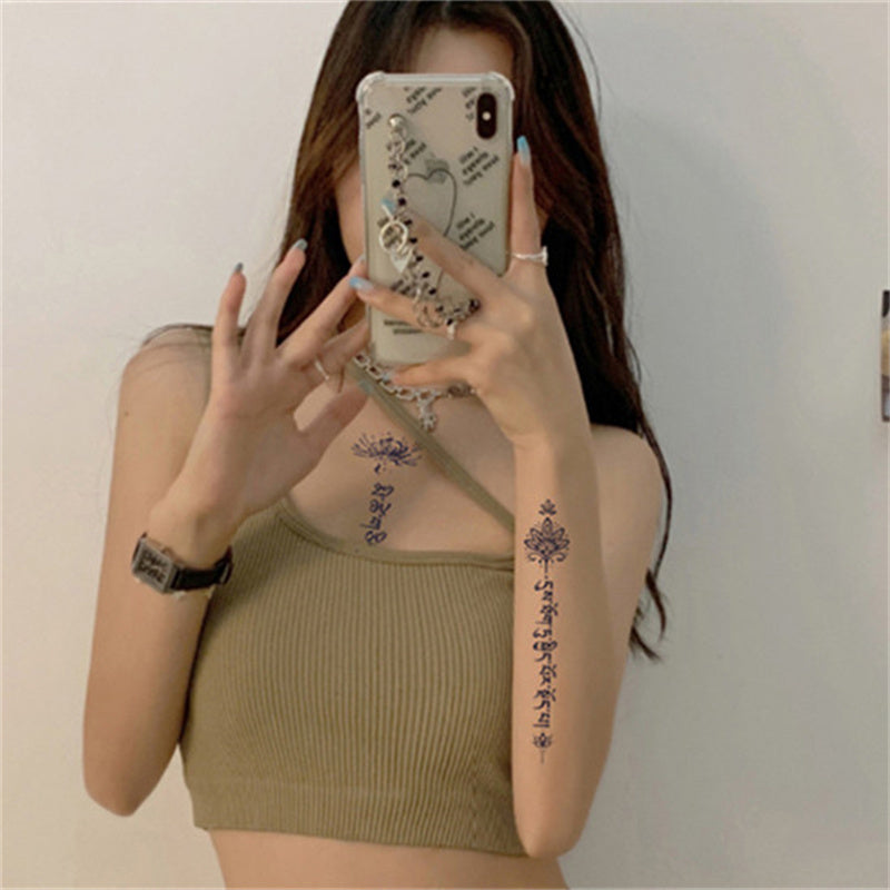 Herbal Tattoo Stickers Waterproof Semi-permanent