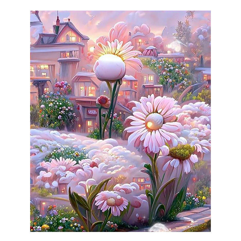 5D Diamond Painting Cure Tulip Flower Decorative Painting