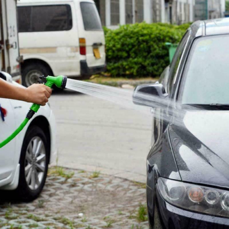 Boquilla de pulverización de 7 funciones, pistola de manguera de agua de 100 pies, niebla ajustable para jardín con múltiples patrones