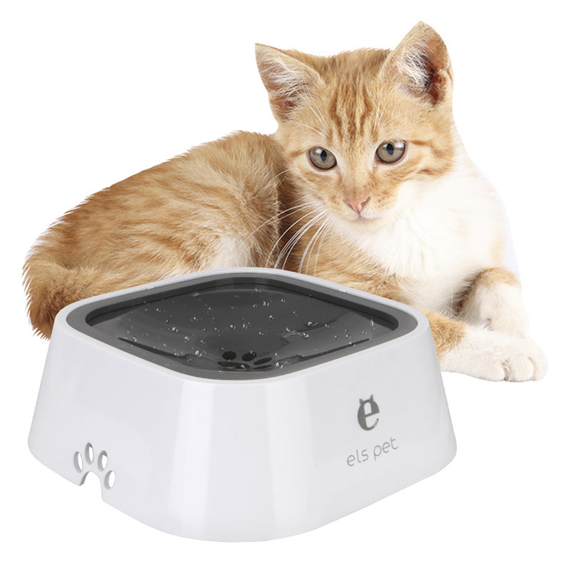 1.5L 猫狗水碗携带漂浮碗防溢慢饮水器饮水器宠物饮水器 ABS&amp;PP 狗用品