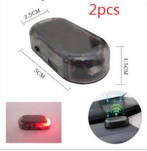 Luz de advertencia antirrobo de simulación solar.