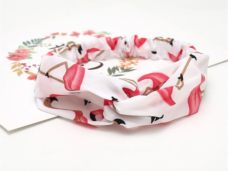 Chiffon silk headband ladies headband