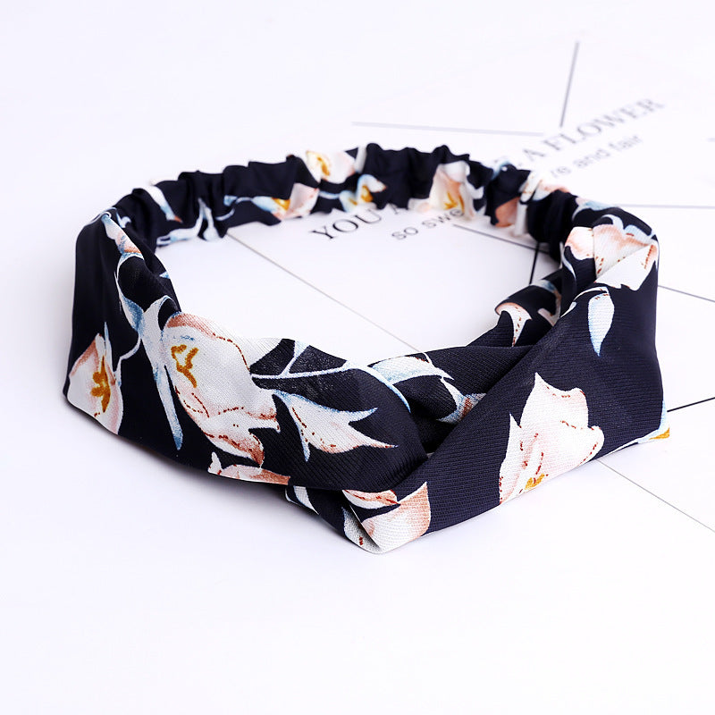 Chiffon silk headband ladies headband