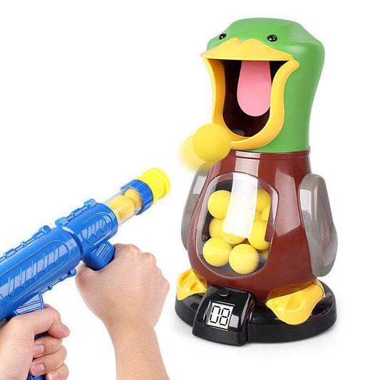 Interesting Soft Bullet Gun Score Target Duck Kids Shooting Toys Shooter Foam Ball Battle Educational Air Power Popper Xmas Gift