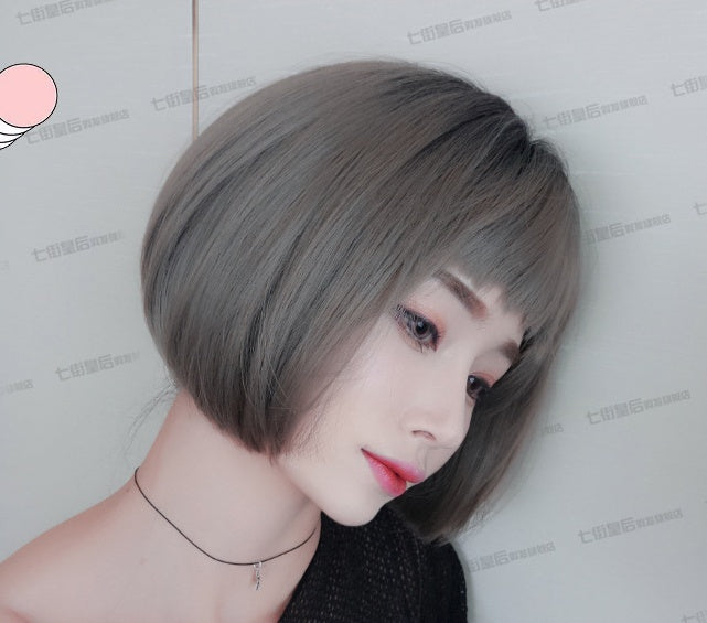 Wig female bobo bobo head short hair handsome wig headgear