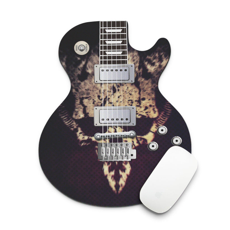 Computer guitar mouse pad