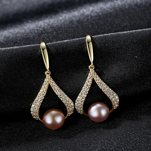 Electroplated 18K Gold And Silver Freshwater Pearls