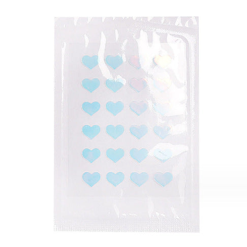 Colored Loving Heart Facial Hydrocolloid Acne Patch