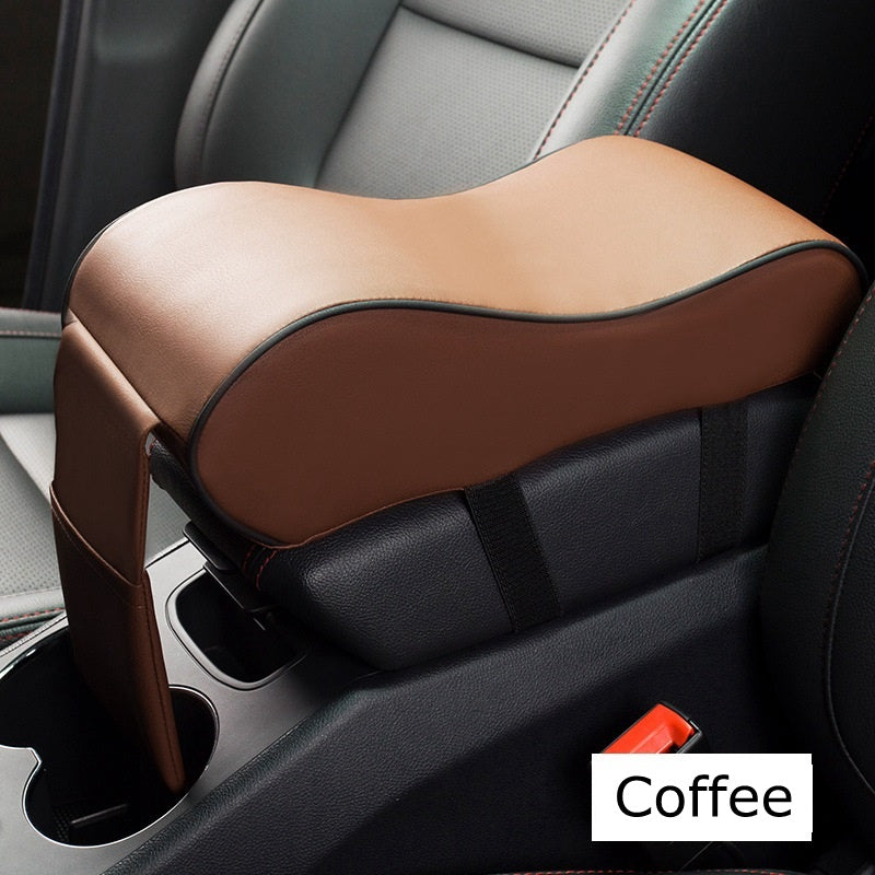 New Leather Car Armrest Pad Universal Auto Armrests Car Center Console Arm Rest Seat Box Pad Vehicle Protective Car Styling