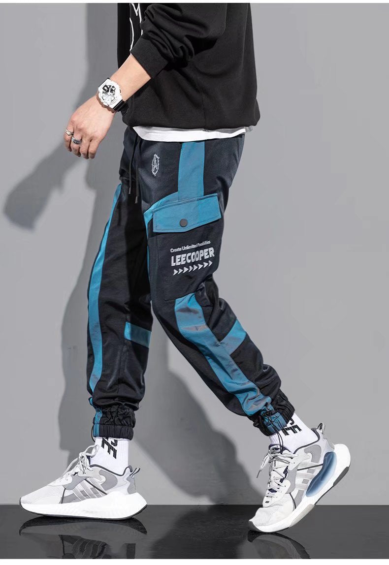 Laser Reflective Men's Loose Casual Pants