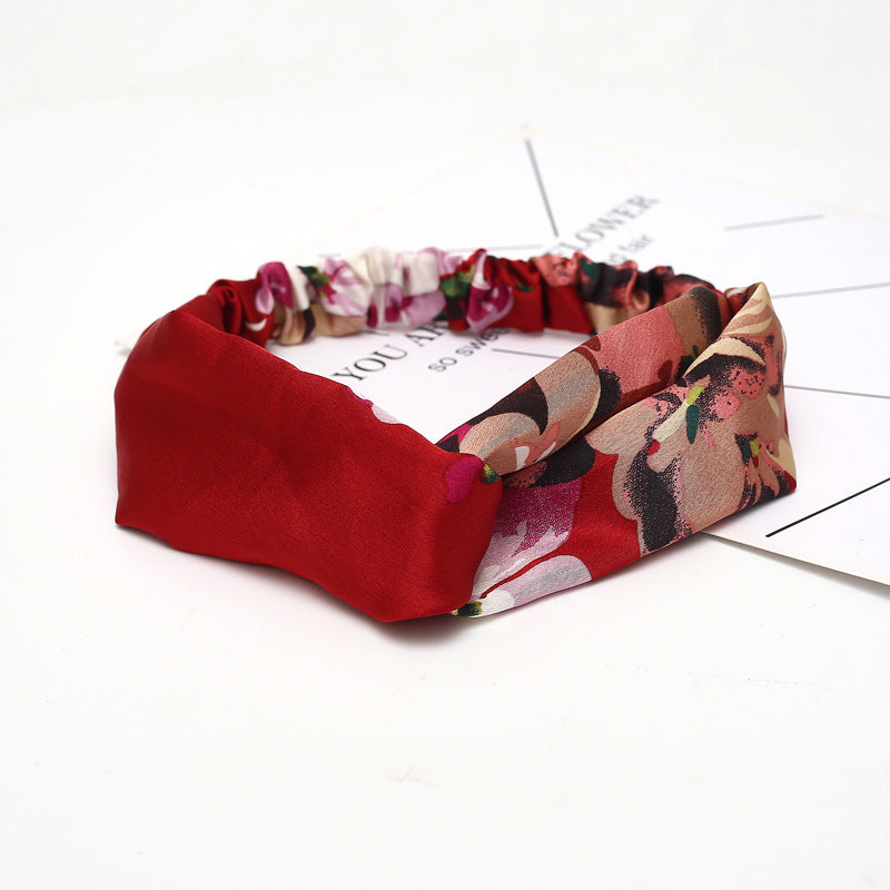 Chiffon silk headband ladies headband