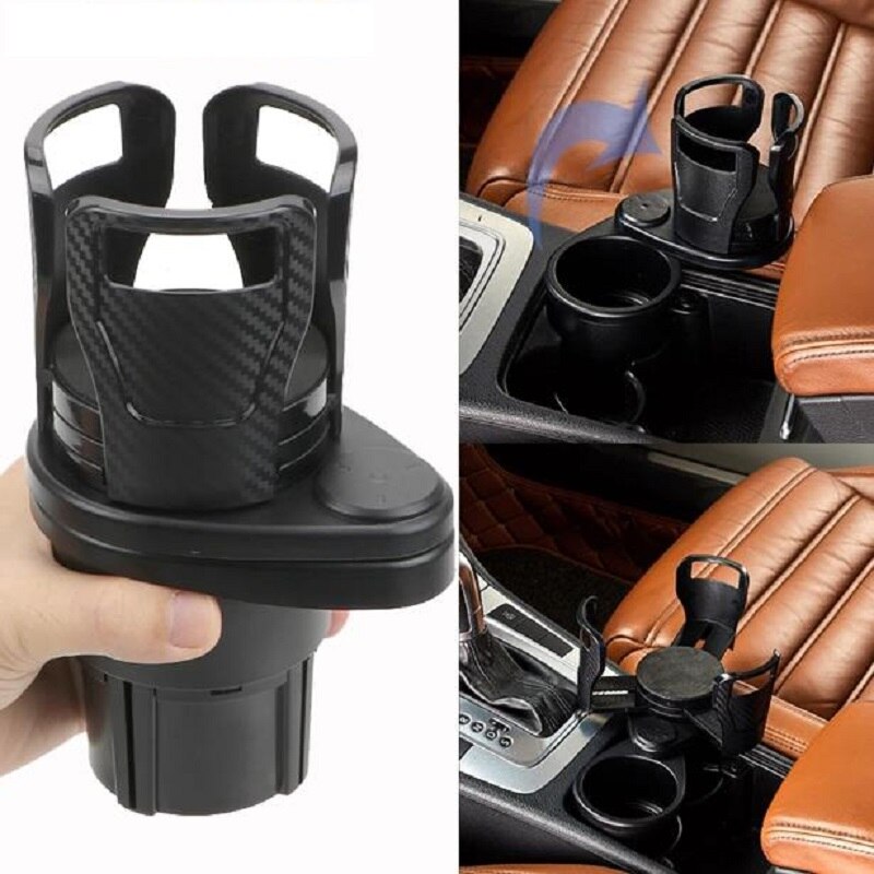 Portavasos plegable para coche, soporte para botella de bebida, soporte para taza, gafas de sol, organizador de teléfono, estilo de coche