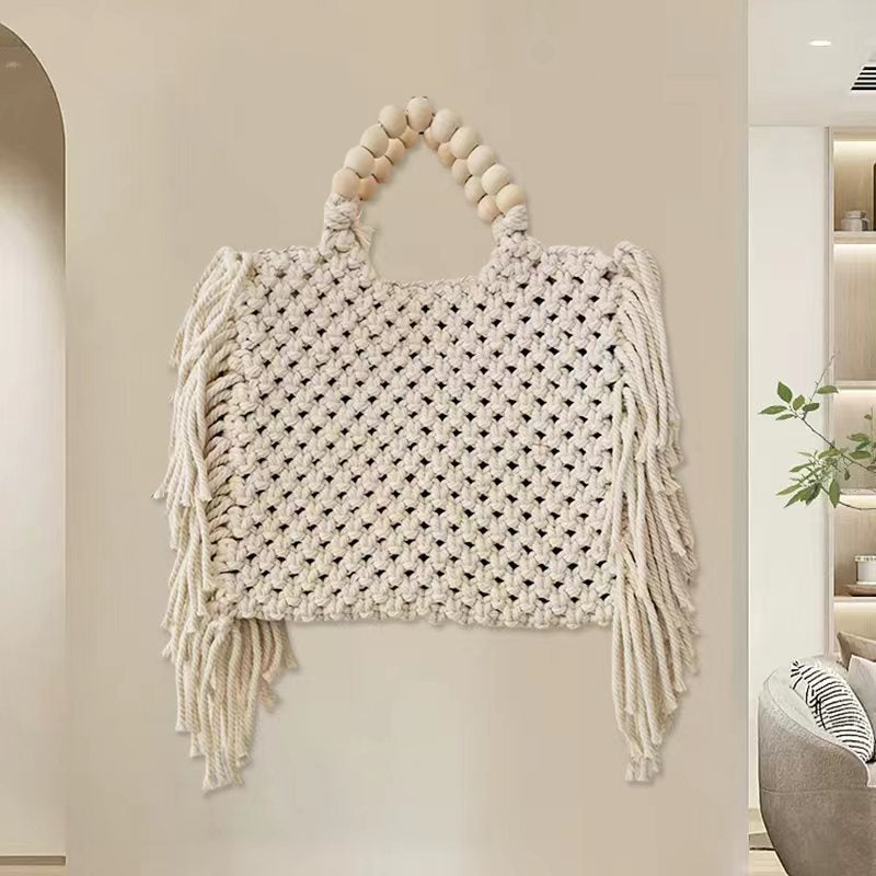 Bolso bandolera tejido casual de moda para mujer