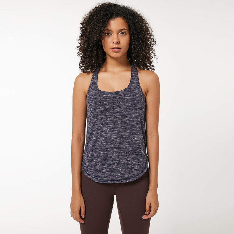 Camisetas sin mangas para mujer Yoga Running Fitness 