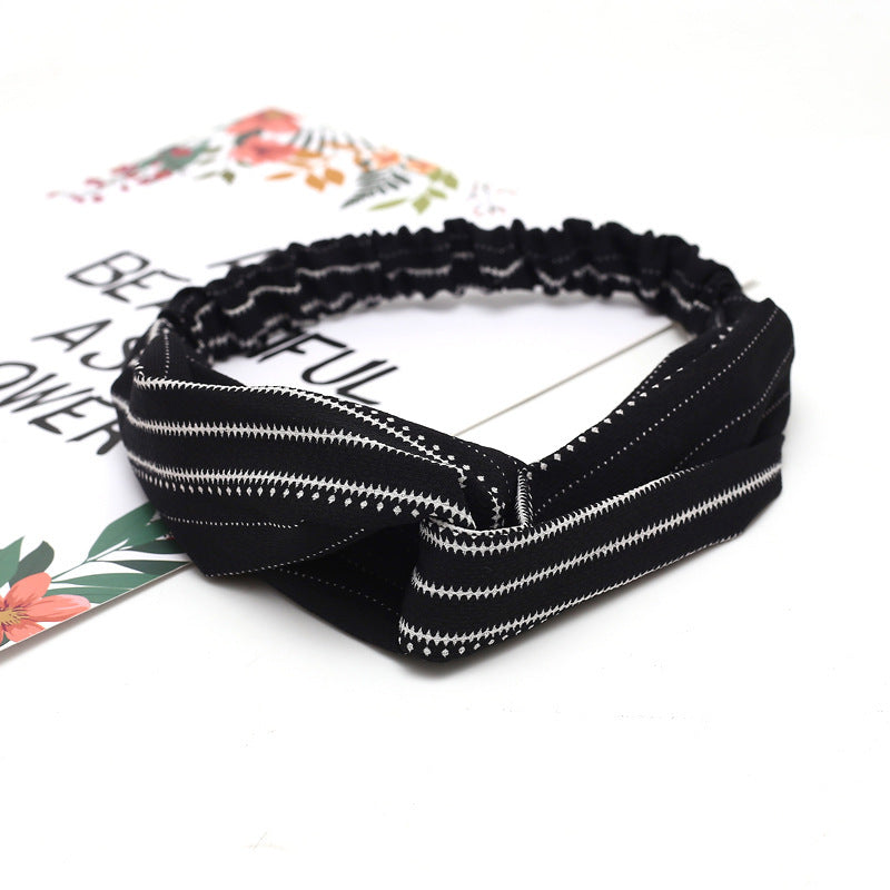 Chiffon silk headband ladies headband