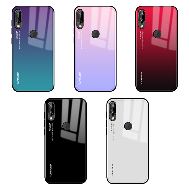 Gradient glass phone case