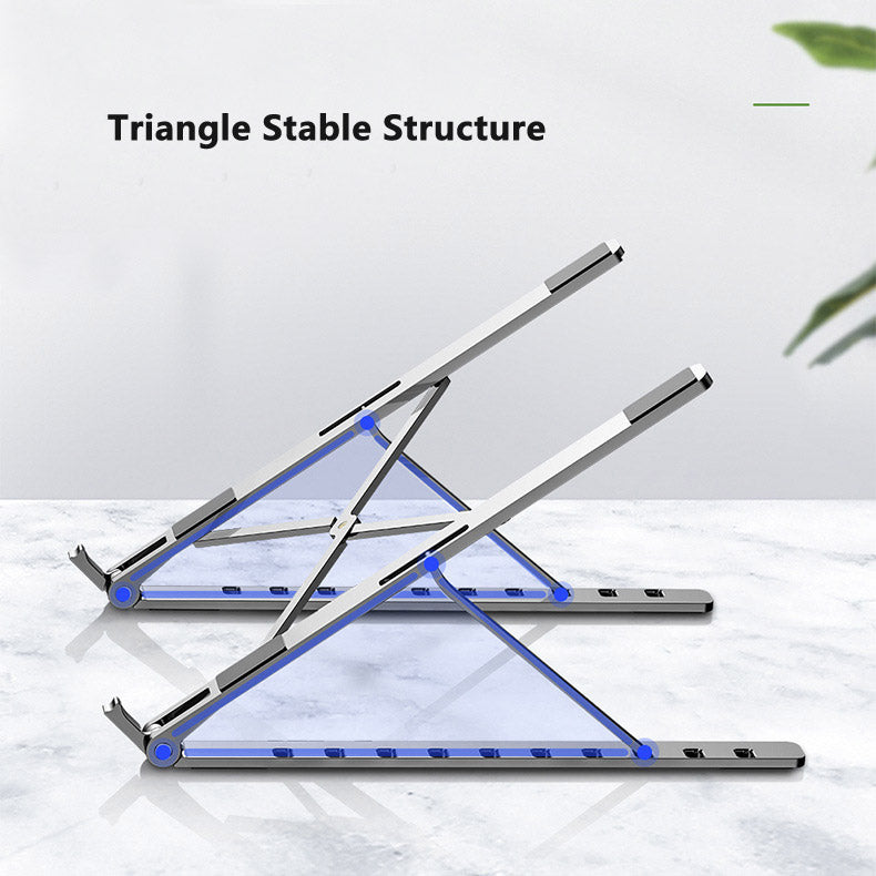 X Style Adjustable Foldable Aluminum Laptop Stand