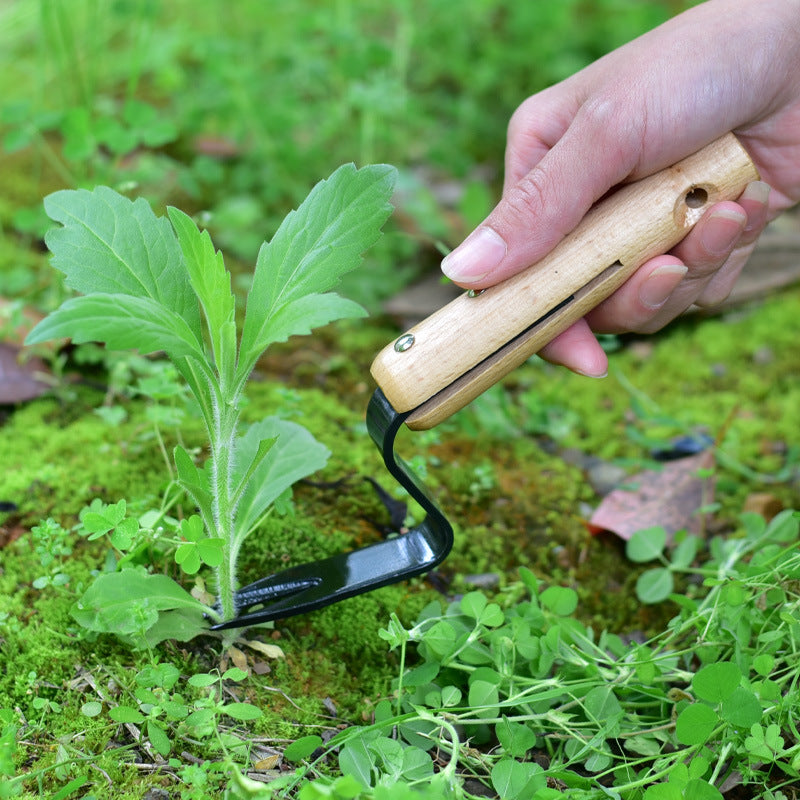 Dispositivo de enraizamiento de plántulas y desmalezado de herramientas de jardín