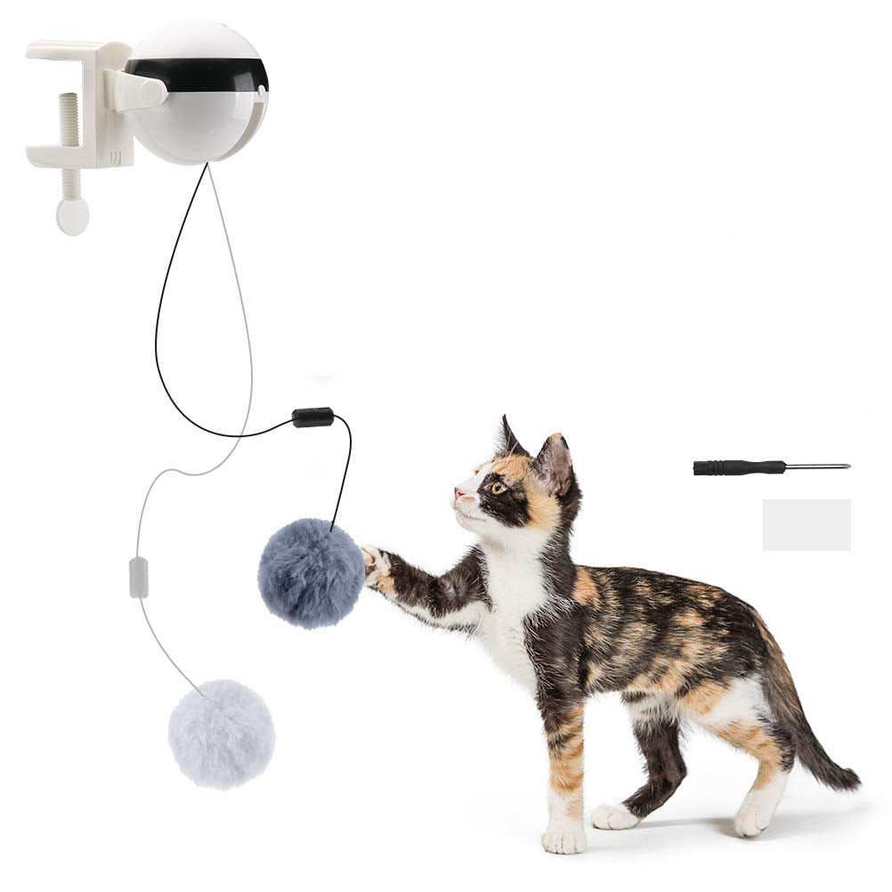 Juguete eléctrico automático de elevación para gatos, rompecabezas interactivo, bola inteligente para gatos, suministro para mascotas, juguetes de elevación