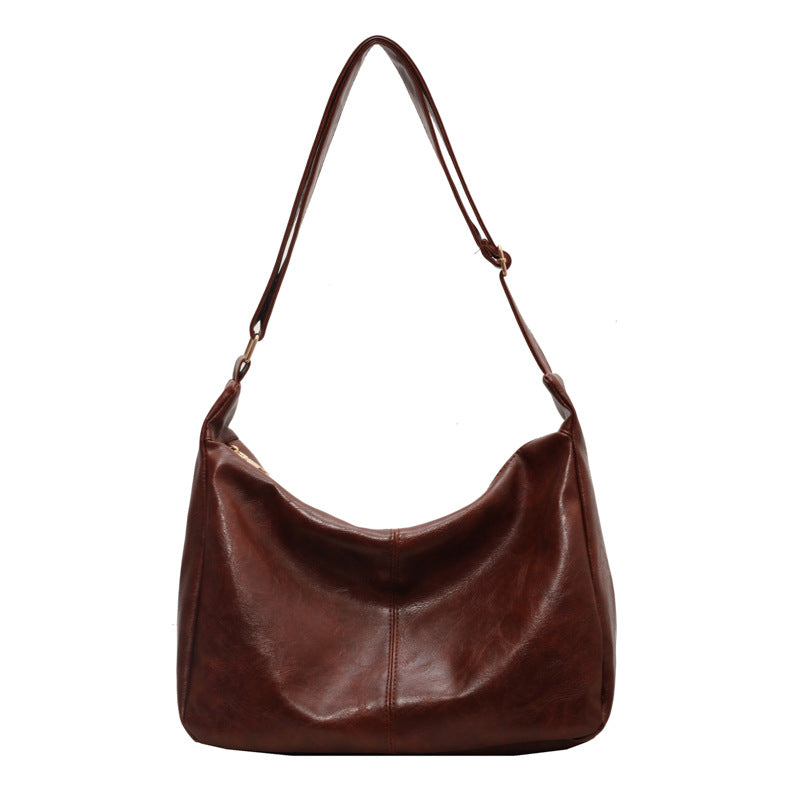 Bolso de hombro de ocio simple para mujer de gran capacidad y todo fósforo