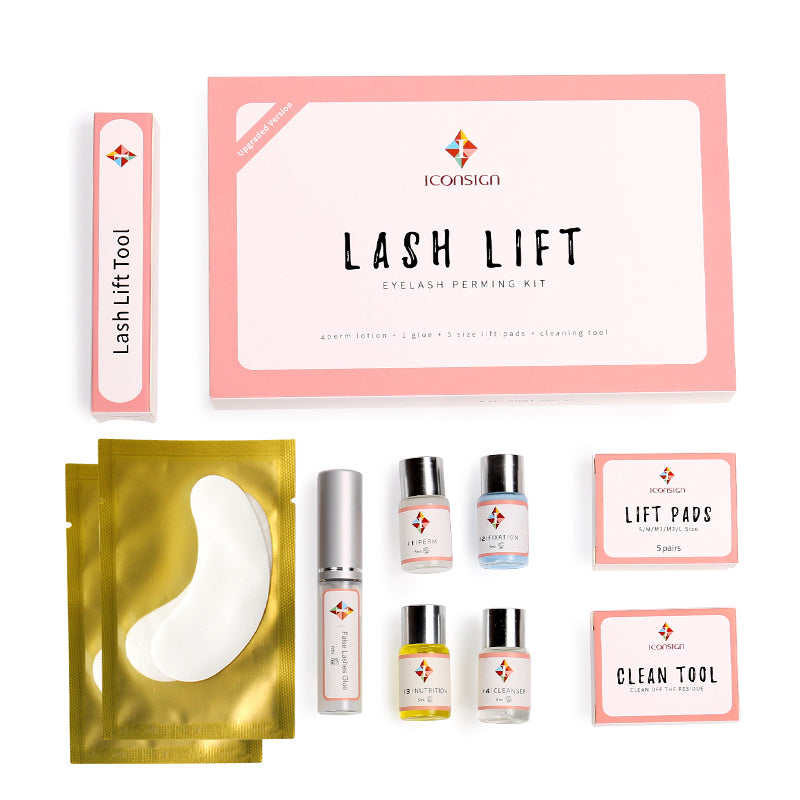 Versión actualizada Kit elevador de pestañas ICONSIGN Lifting Perm pestañas ojos herramientas de maquillaje