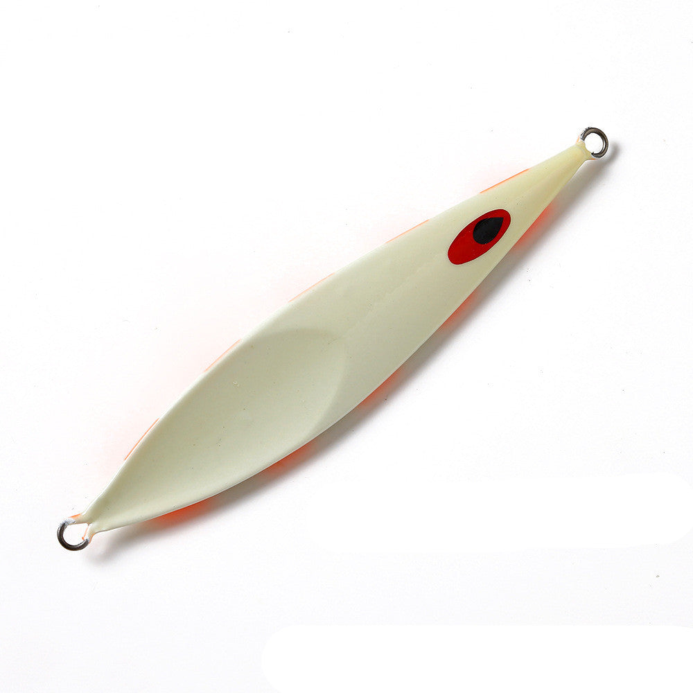 Luminous Iron Plate Lead Bait 250g Deep Sea Boat Fishing Lure