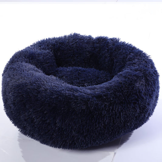 Dog Beds For Small Dogs Round Plush Cat Litter Kennel Pet Nest Mat Puppy Beds