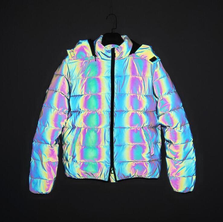 Rainbow reflection winter jacket