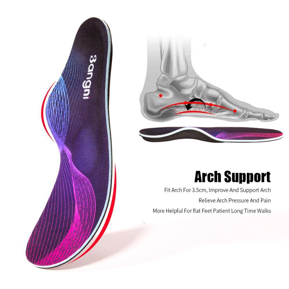 Flat foot orthopedic insole