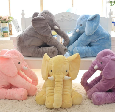 Almohada De Muñeca De Elefante Para Dormir Confort Para Bebé Con