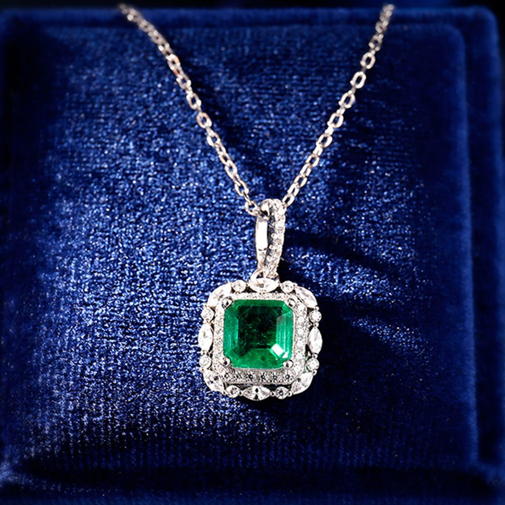 Women's Fashion Personality Emerald Necklace