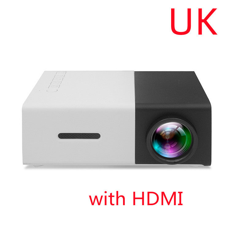 Proyector portátil 3D Hd Led cine en casa cine compatible con HDMI proyector de Audio Usb Yg300 Mini proyector